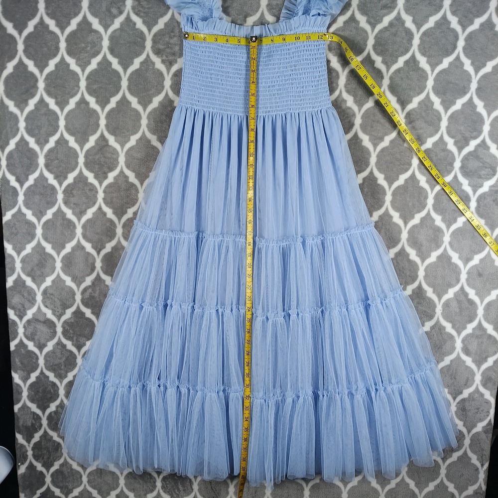 Hill House Home Ellie Nap Dress Size L Powder Blue Tulle Collectors Edition 2025 - Picture 6 of 10